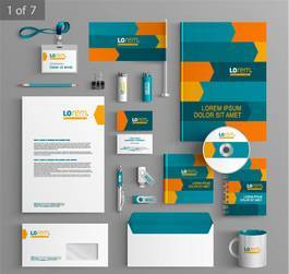 橙蓝企业VI 房地产信息咨询领域的品牌视觉力量